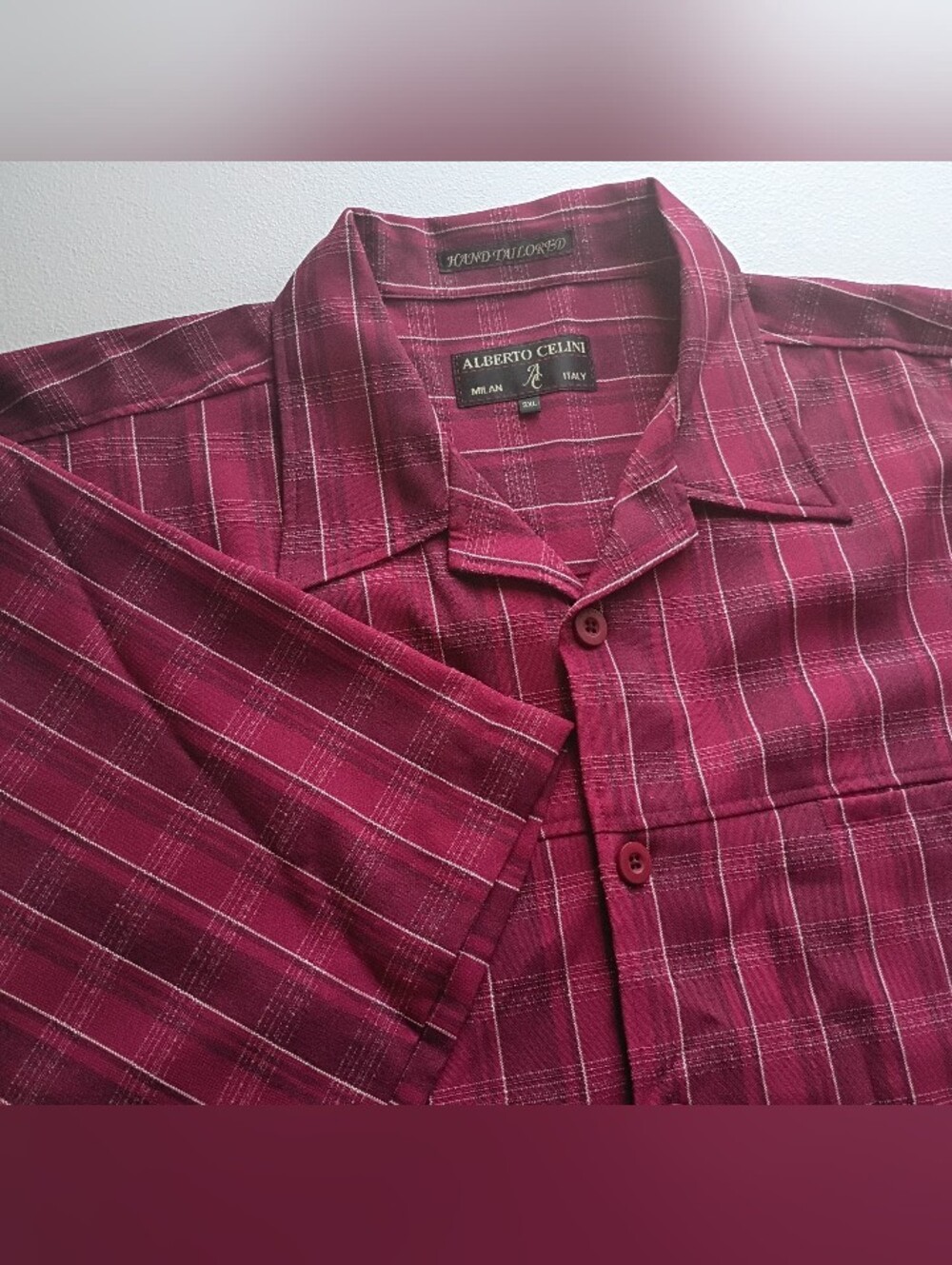 Mens Alberto celini Milan Italy 3xl shirt short sleeved